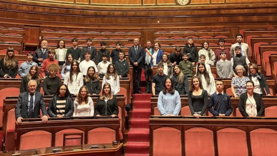 Studenti di Lesa in visita al Senato